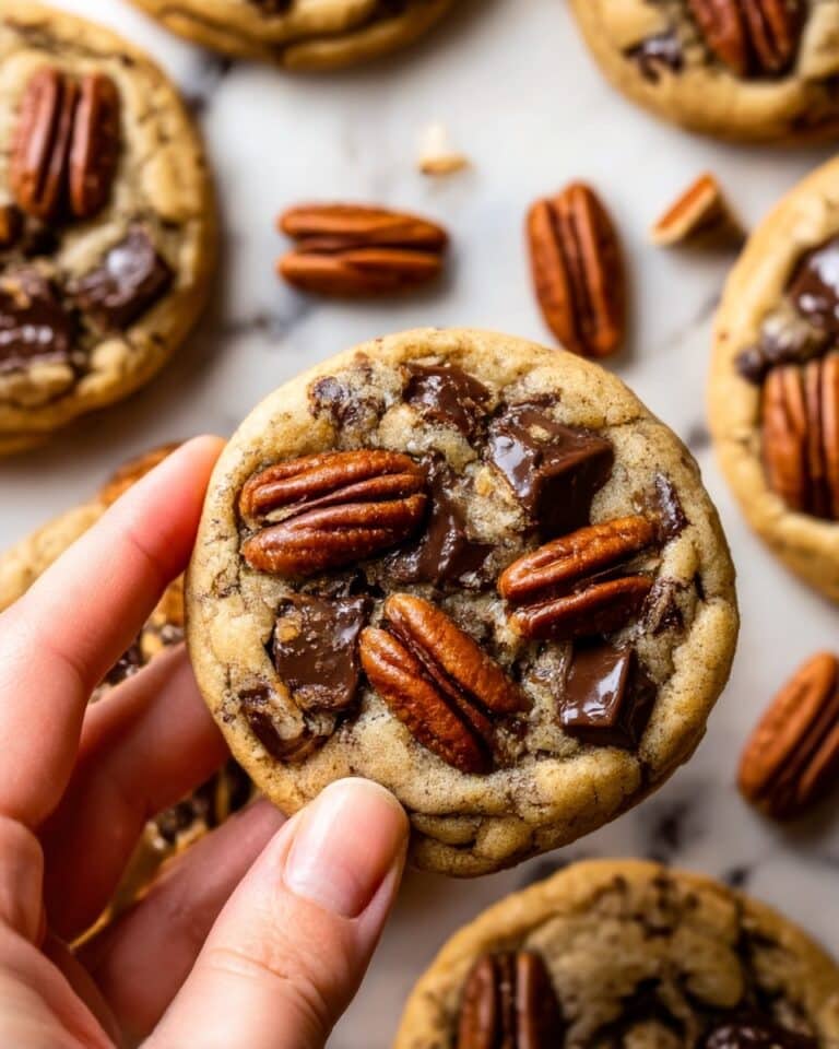 Brown Butter Bourbon Pecan Chocolate Chunk Cookies Recipe