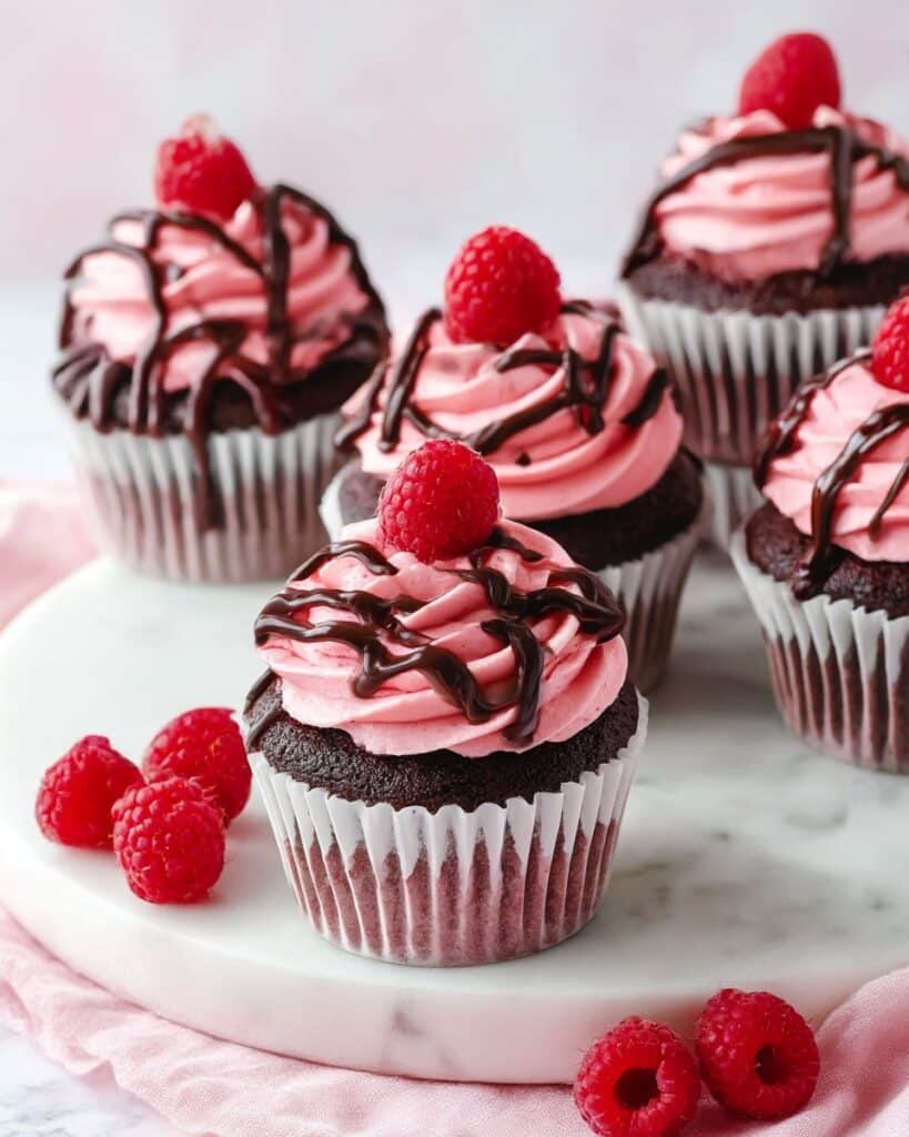 Chocolate Raspberry Cupcakes Recipe