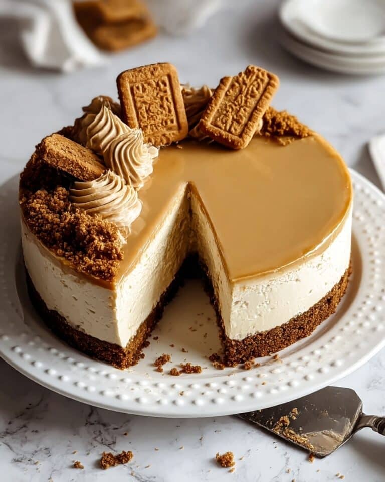 Irresistibly Creamy Biscoff Cheesecake You’ll Love to Make Recipe