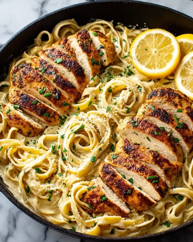 Creamy Lemon Chicken Pasta Recipe
