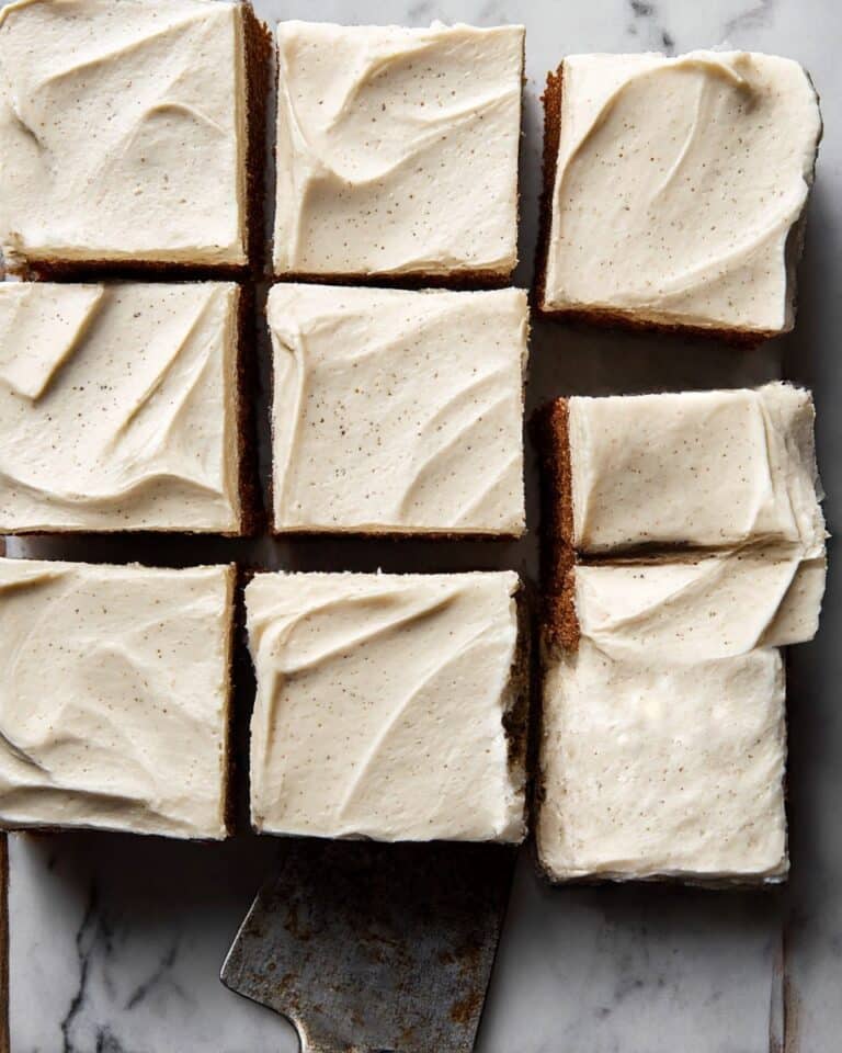 Frosted Gingerbread Brownies Recipe