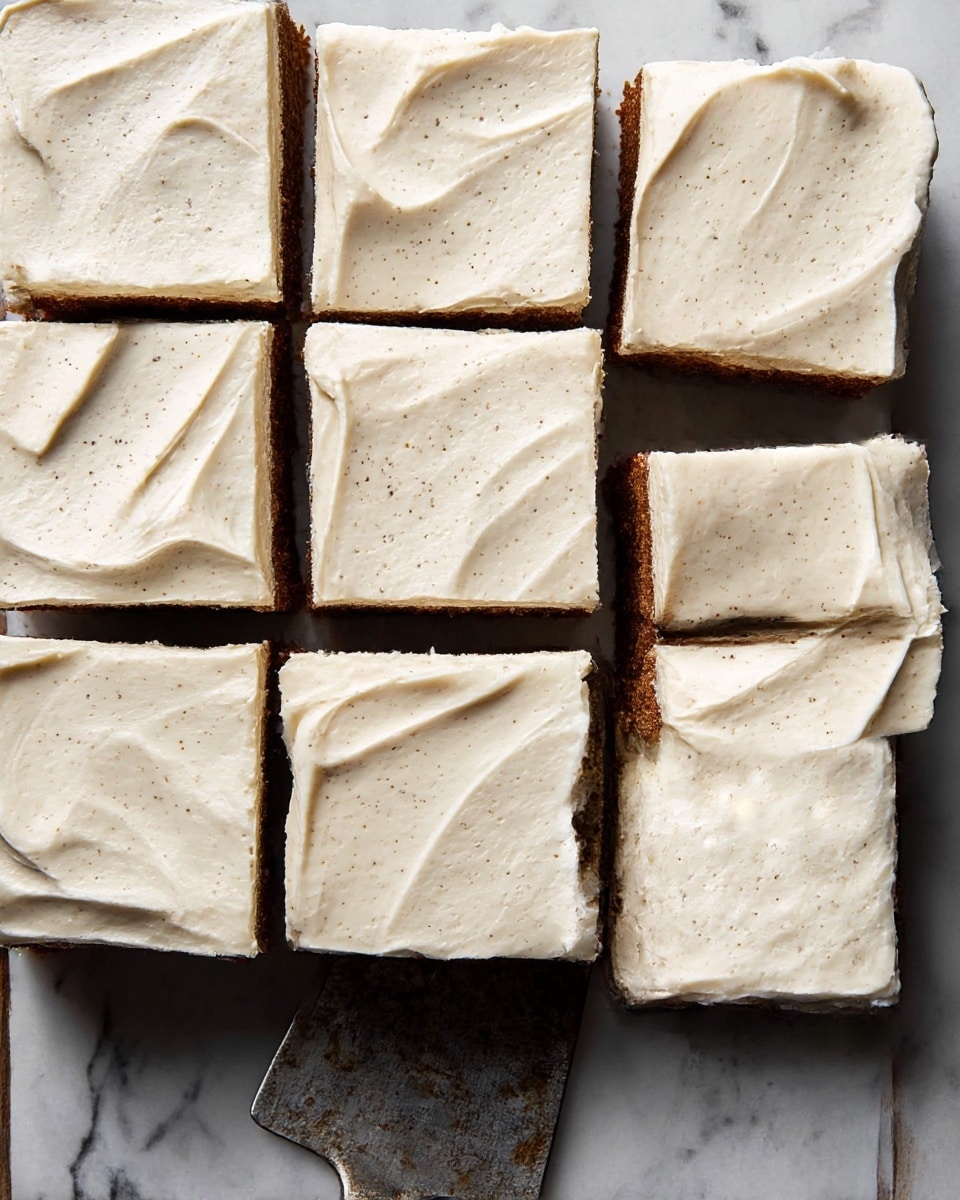 Frosted Gingerbread Brownies Recipe