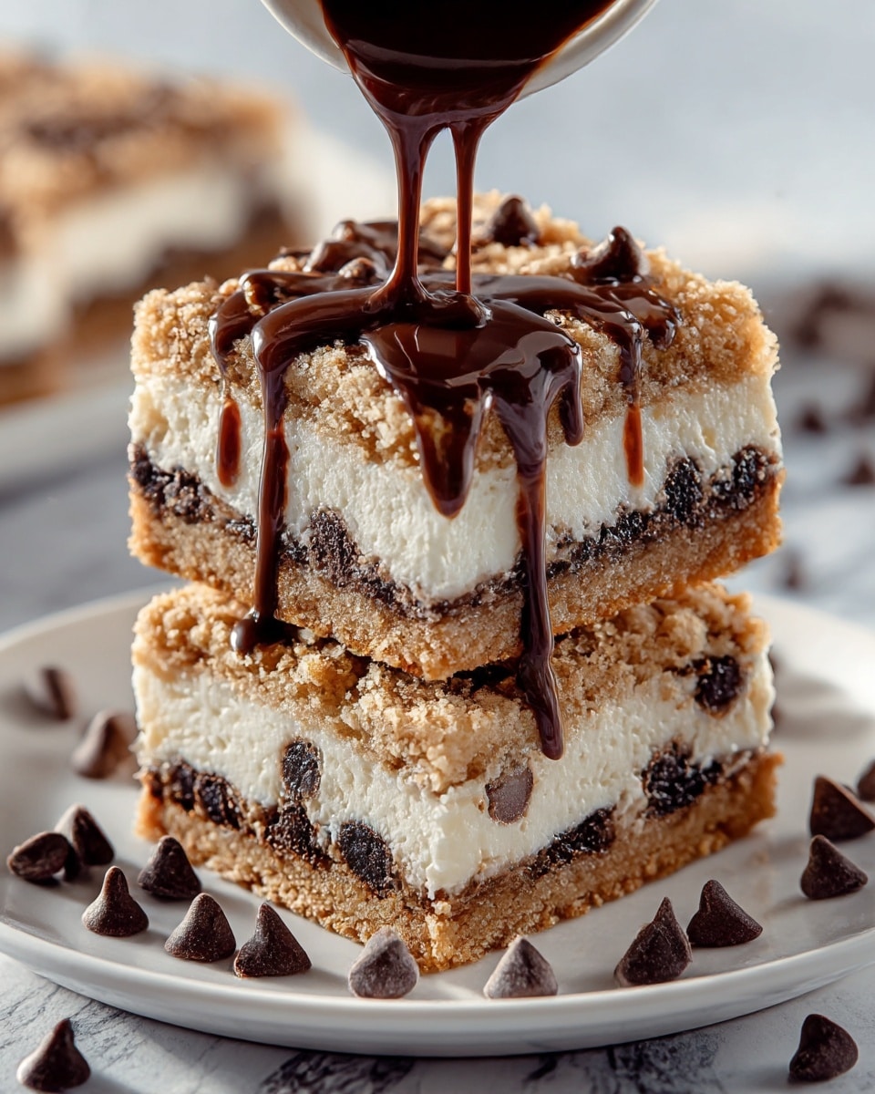 Chocolate Chip Cheesecake Bars Recipe - Recipe Image