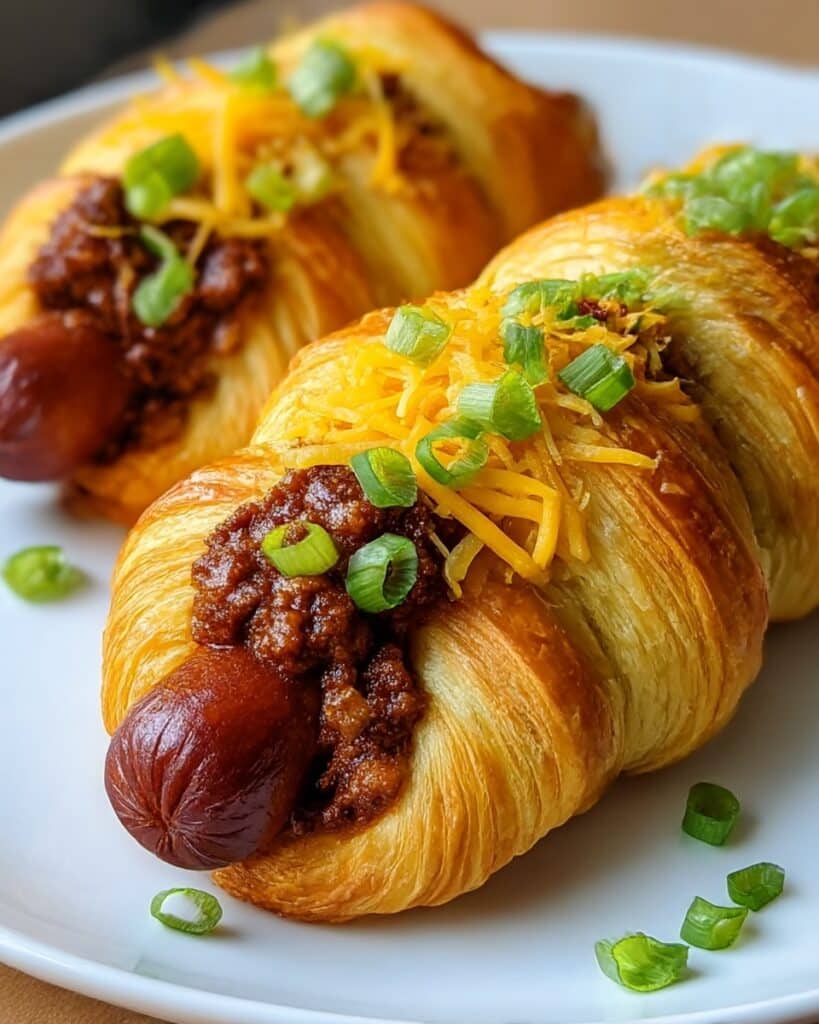 Crescent Roll Chili Dog Delights Recipe