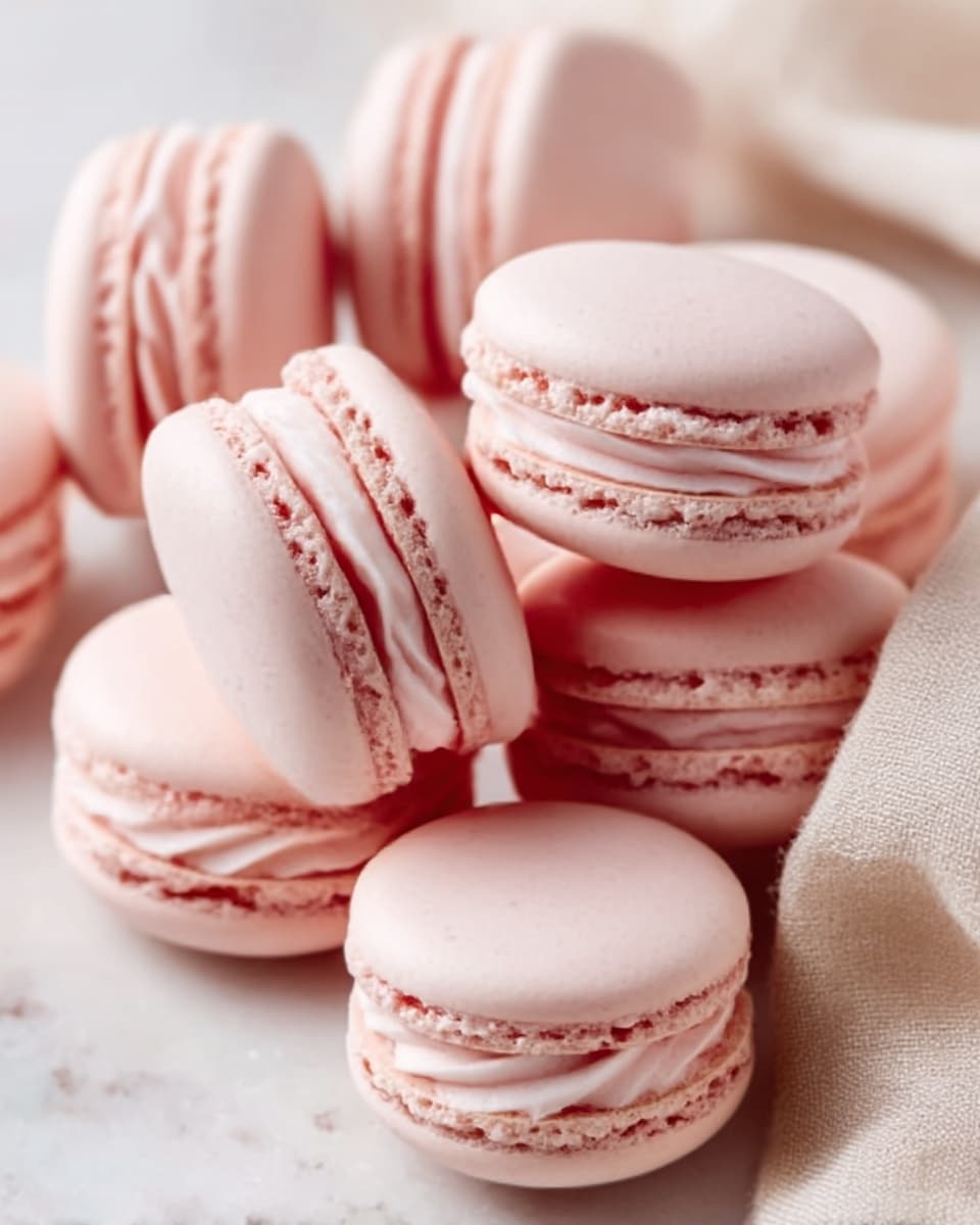 Strawberry Macarons Recipe - Recipe Image