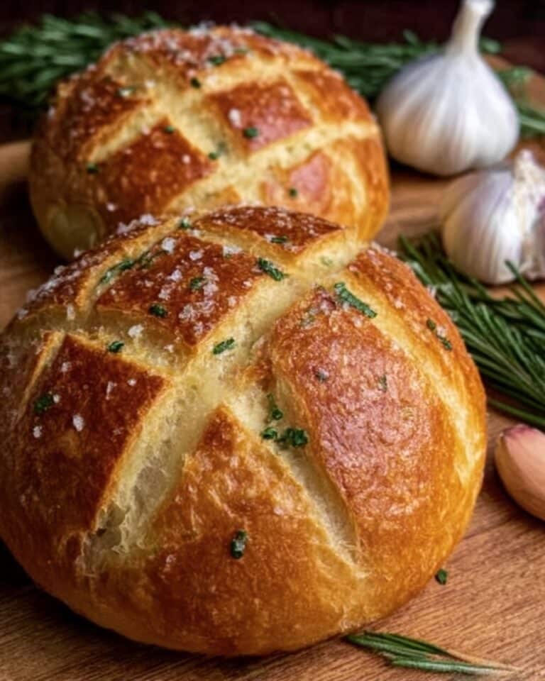 Homemade Garlic Rosemary Bread Recipe