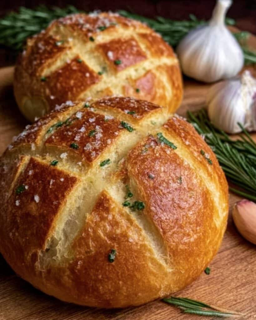 Homemade Garlic Rosemary Bread Recipe