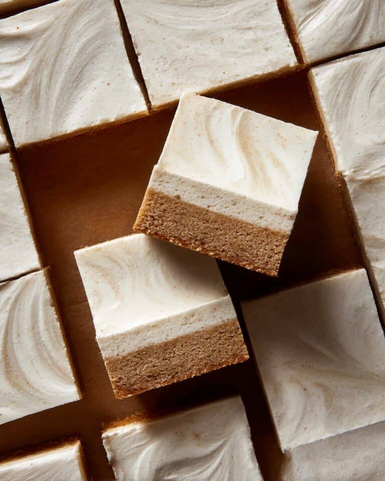 Frosted Gingerbread Brownies Recipe