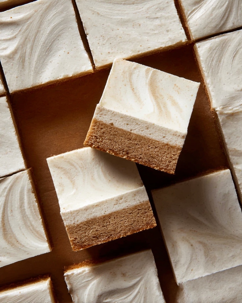 Frosted Gingerbread Brownies Recipe