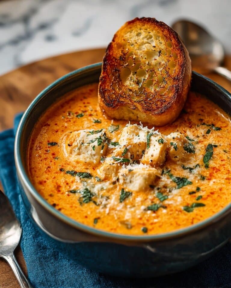 Crock Pot Creamy Chicken Parmesan Soup Recipe