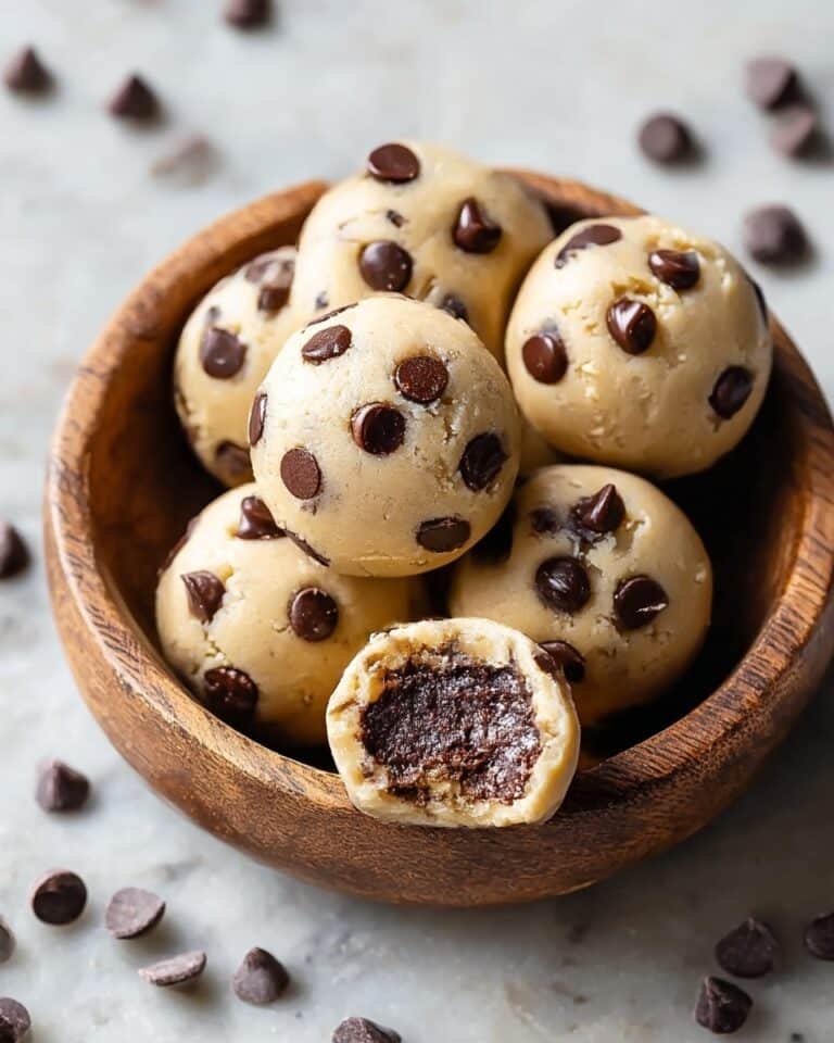 No-Bake Chocolate Chip Cookie Dough Brownie Bombs You’ll Love Recipe