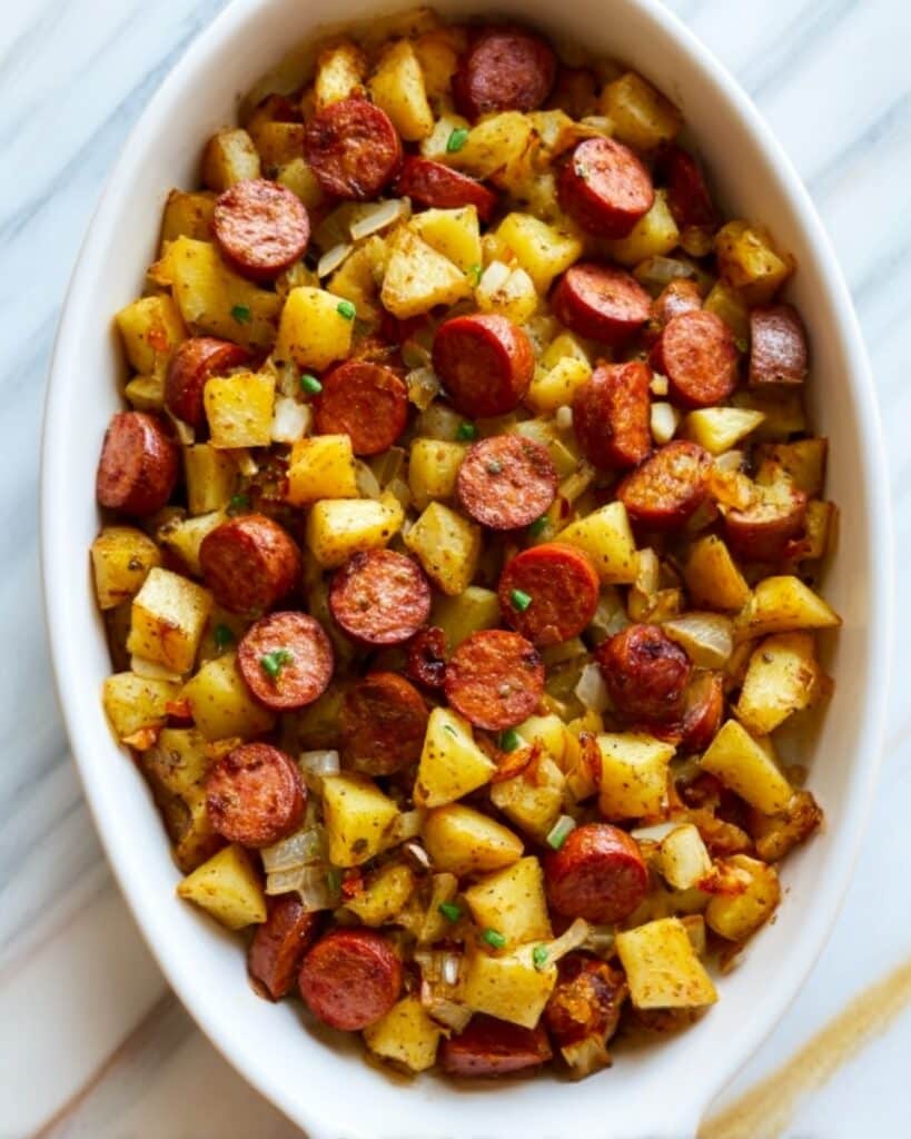 Kielbasa and Potatoes Skillet Recipe