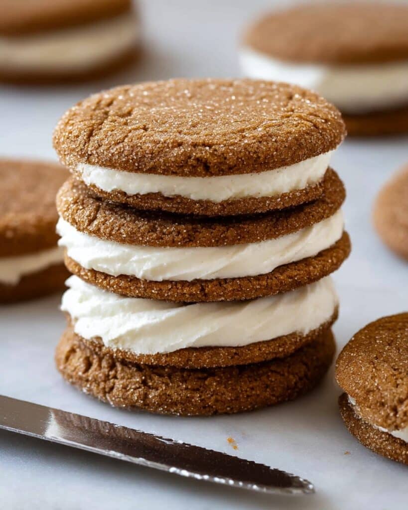 Gingerbread Sandwich Cookies Recipe