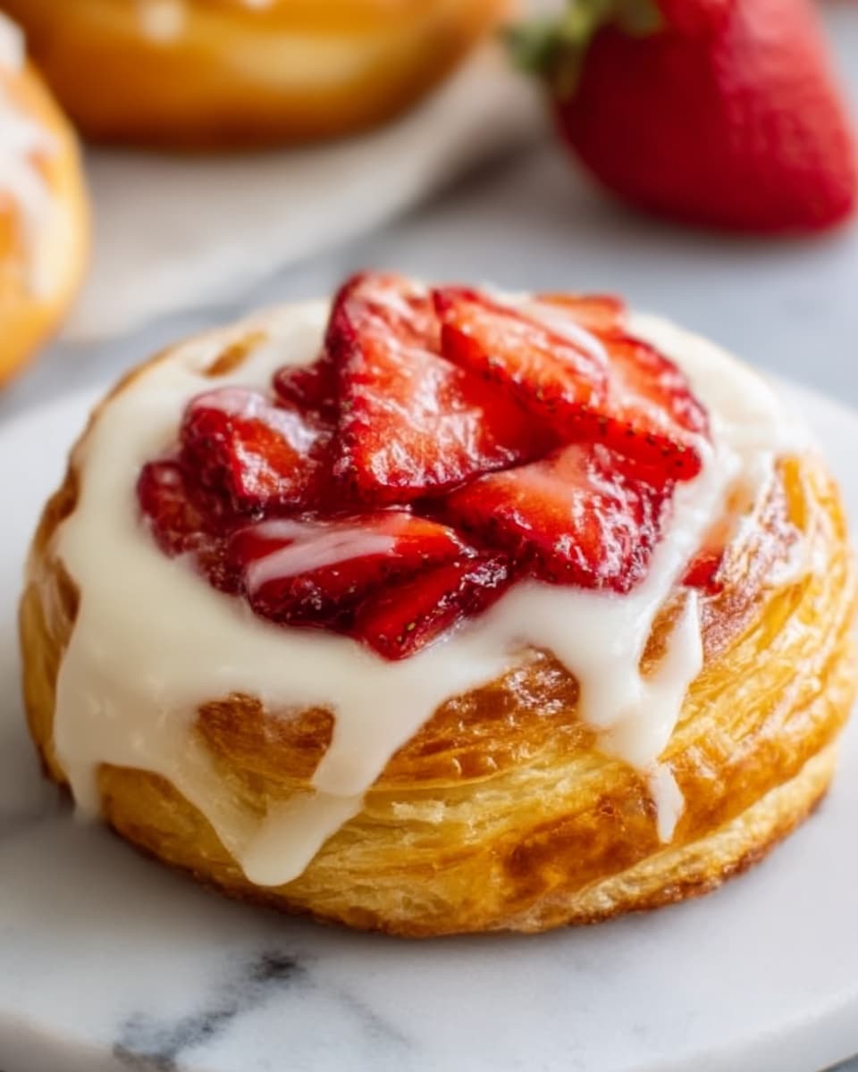 Strawberry Cream Cheese Danish Recipe