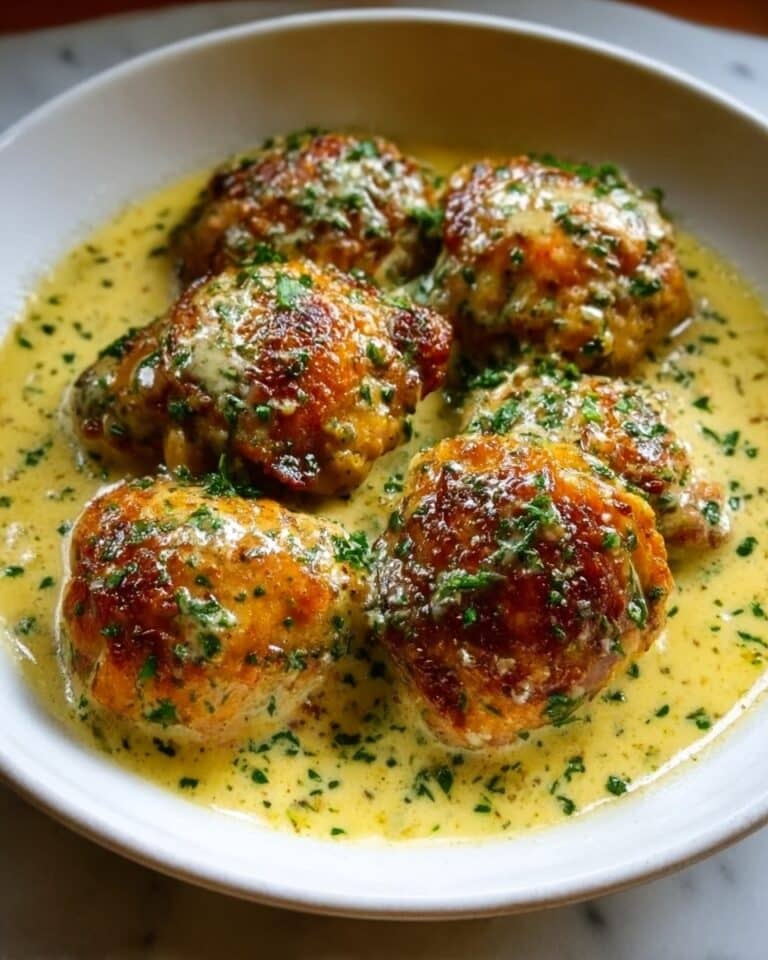 Bobby Flay Chicken Thighs with Creamy Garlic Sauce Recipe
